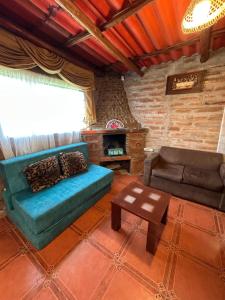Posezení v ubytování Quinta Paraíso Escondido
