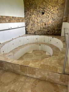 Koupelna v ubytování Quinta Paraíso Escondido