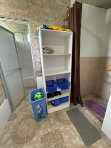 Palanda nebo palandy na pokoji v ubytování Quinta Paraíso Escondido