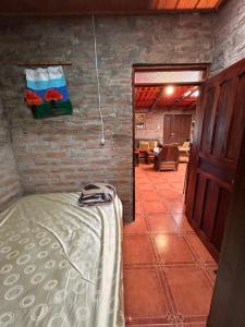 Postel nebo postele na pokoji v ubytování Quinta Paraíso Escondido
