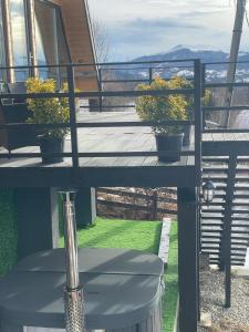 Un balcon sau o terasă la Cez A-Frame