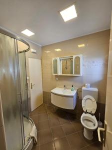 Koupelna v ubytování Guesthouse Deželjin