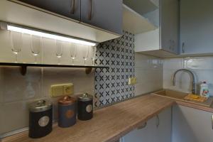 Η κουζίνα ή μικρή κουζίνα στο Blatensky House 393 - Apartmá 2
