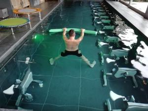 Fitness centrum a/nebo fitness zařízení v ubytování Time-Out Cabin