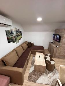Posezení v ubytování Apartman Dunja Šid