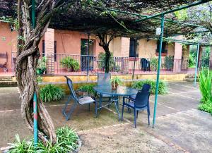 A garden outside Cortijo Zalamea