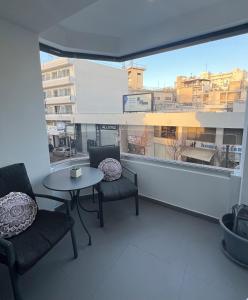 Balkoni atau teres di Sia-Serenity Finikoudes Apartment