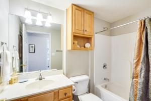 Koupelna v ubytování 5th-Floor Lakefront Condo Elevator and Pool Access! + 23 fotografií