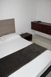 Hotel San Cayetano客房内的一张或多张床位