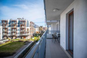 Balkón alebo terasa v ubytovaní Apartamenty na Wyspie - Aquamarina - Budynek A - B - C