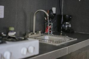Kuchyň nebo kuchyňský kout v ubytování Suite Subterránea 2P con HVAC, Chapalita 6 + 21 fotografií