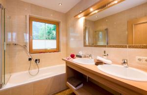 Koupelna v ubytování Ferienschlössl Harmonie