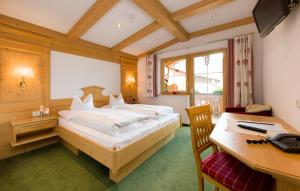 Postel nebo postele na pokoji v ubytování Ferienschlössl Harmonie