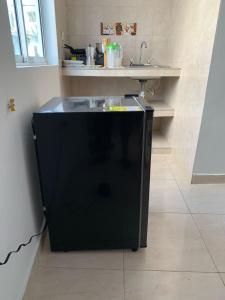 Η κουζίνα ή μικρή κουζίνα στο Hostal La FLora