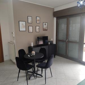 Ruang duduk di Apartment with a Relaxing Garden