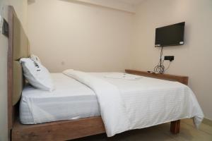 TV a/nebo společenská místnost v ubytování Hotel Jai's Inn