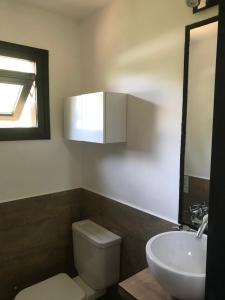 Ванная комната в Les Brunes 2- Casa en AV Cerro Catedral