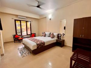 Voodi või voodid majutusasutuse The southern Soul Beach Resort -close to calangute beach Managed By Shivam Resort toas
