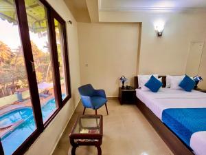 Voodi või voodid majutusasutuse The southern Soul Beach Resort -close to calangute beach Managed By Shivam Resort toas