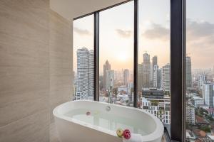 Nespecifikovaný výhled na destinaci Phnompenh nebo výhled na město při pohledu z hotelu