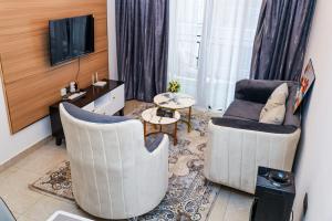 TV a/nebo společenská místnost v ubytování D-C 511 Loftel apartment