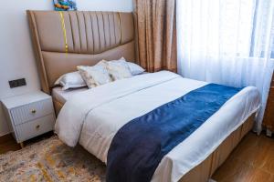 Postel nebo postele na pokoji v ubytování D-C 511 Loftel apartment