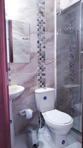 Koupelna v ubytování Hotel Tramonti