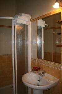 Koupelna v ubytování Apartamentos Rurales El Palacio de Doiras