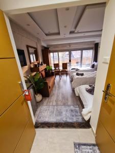 Voodi või voodid majutusasutuse tourist hotel toas