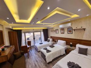 Voodi või voodid majutusasutuse tourist hotel toas