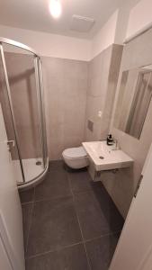 Kúpeľňa v ubytovaní Apartmán u letiště
