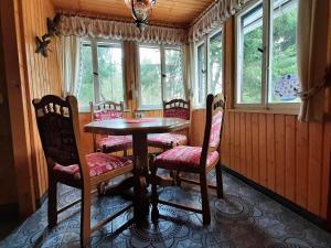 Posezení v ubytování Ferienhaus Allzunah