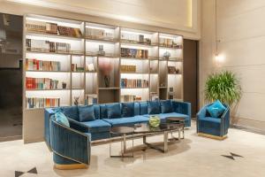 Posezení v ubytování Shanghai Baixia Pagoda Hotel