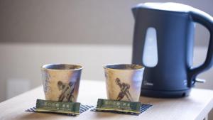 Onyado Nono Asakusa Natural Hot Spring的咖啡和沏茶工具