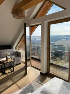 Postel nebo postele na pokoji v ubytování Skalna Osada + 41 fotografií