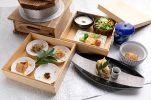 日式旅馆内部或周边提供的食物