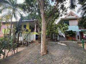 a house with a tree in front of it at Sawasdee House in Lamai