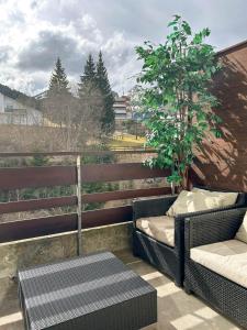 Balcon ou terrasse dans l'établissement Duplex lumineux avec vue