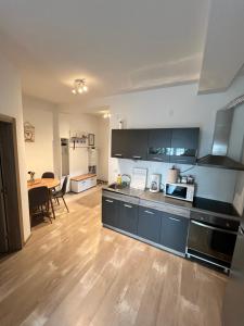 Eldhús eða eldhúskrókur á Apartman-Stefanovic
