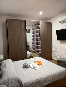 Postel nebo postele na pokoji v ubytování Trieste apartment