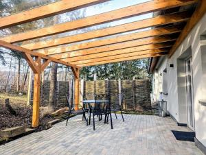 Kawasan patio atau luaran di Ferienwohnung Heinrichsruhe