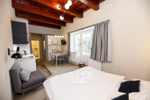 Postel nebo postele na pokoji v ubytování Aparthotel Panorama