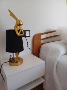 Posteľ alebo postele v izbe v ubytovaní Hostal "Los Chanos el Ruso"