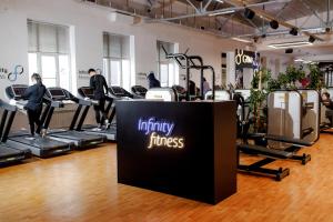 Fitness centrum a/nebo fitness zařízení v ubytování INFINITY PLAZA BLOCK 1