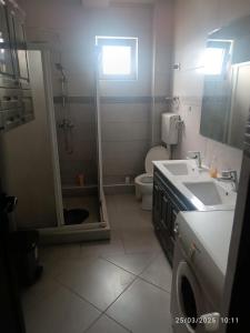 Ένα μπάνιο στο Green Peace Apartman 1