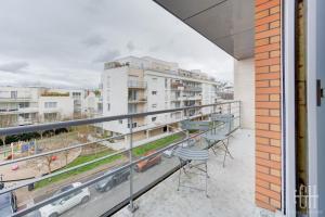 Balkón nebo terasa v ubytování Grand appartement hyper centre,4 chambres, parking