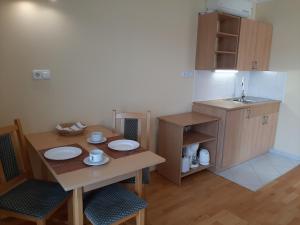 Kuchyňa alebo kuchynka v ubytovaní Madách Apartman