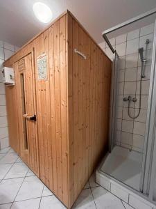 Koupelna v ubytování Ferienwohnungen im Haus Boddenruh