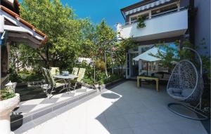 Zahrada ubytování Apartment Augusta Senoe V