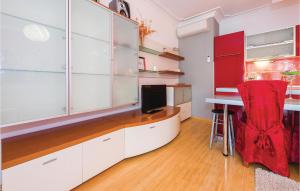 Kuchyň nebo kuchyňský kout v ubytování Apartment Augusta Senoe V